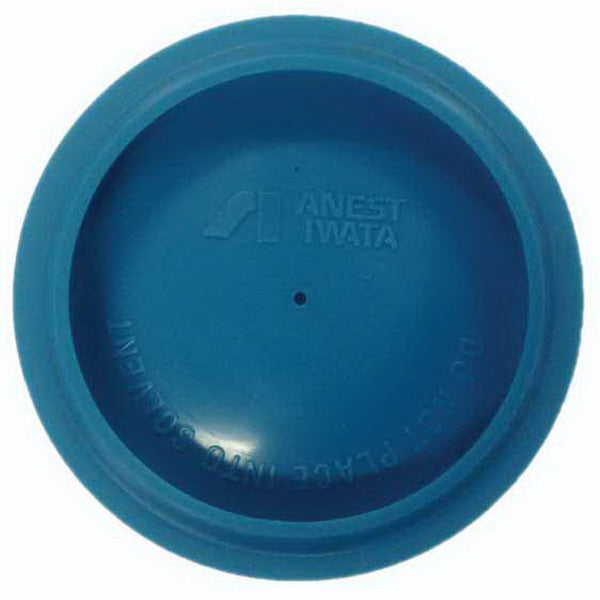 Anest Iwata USA IWATA 94008321 Center Post Gravity Cup Lid, Plastic, Blue, Use With: PCG7/10/4 Cente