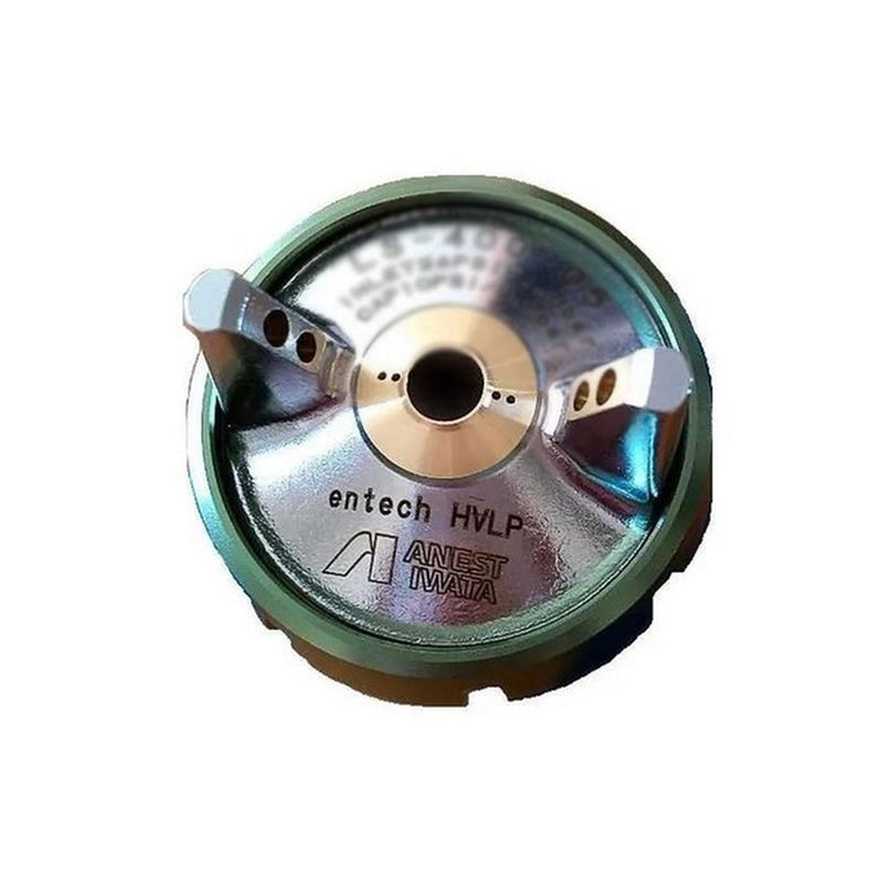 IWATA 93512100 Air Cap Set, Use With: LS-400 Entech (HVLP) Basecoat Spray Gun