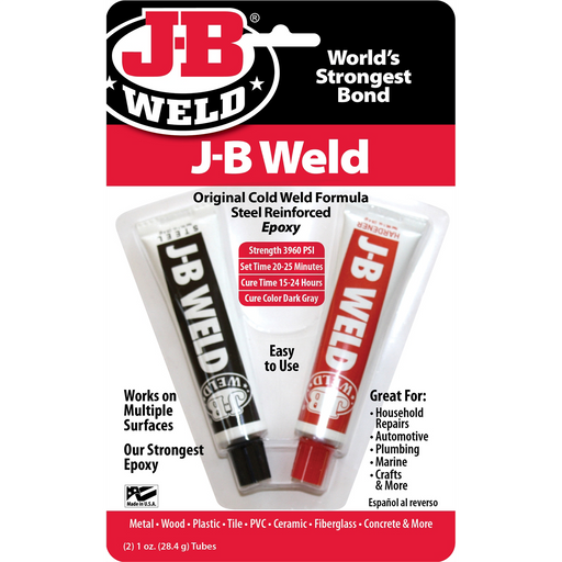 J B Weld J-B Weld 8265S Original Cold-Weld Steel Reinforced Epoxy - 2 oz.
