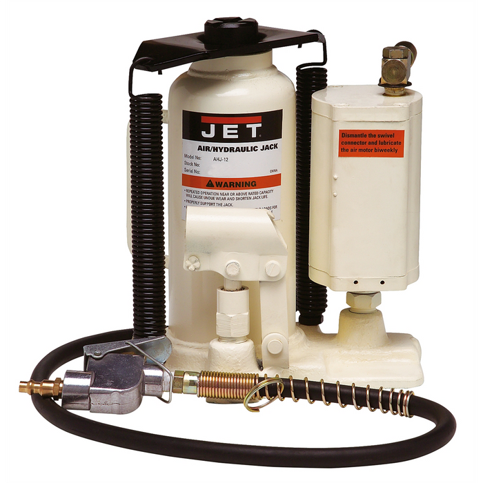 Jet Tools 20-TON AIR / HYDRAULIC BOTTLE JACK C
