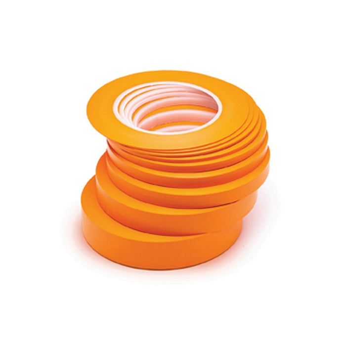 JTAPE™ 1111.0655 Fine Line Masking Tape, 60 yd x 1/4 in, 0.13 mm THK, Orange