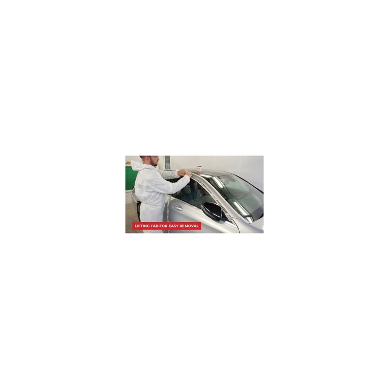 Duo Masking Tape 11507520 Ivory with Black & Red Print 20 m x 75 mm