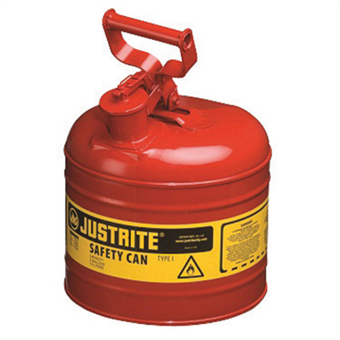 Justrite 2Gal/7.5L Safety Can Red