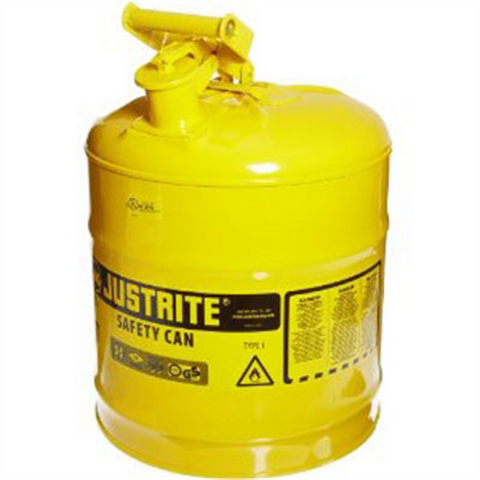 Justrite 5Gal/19L Safety Can Yellow