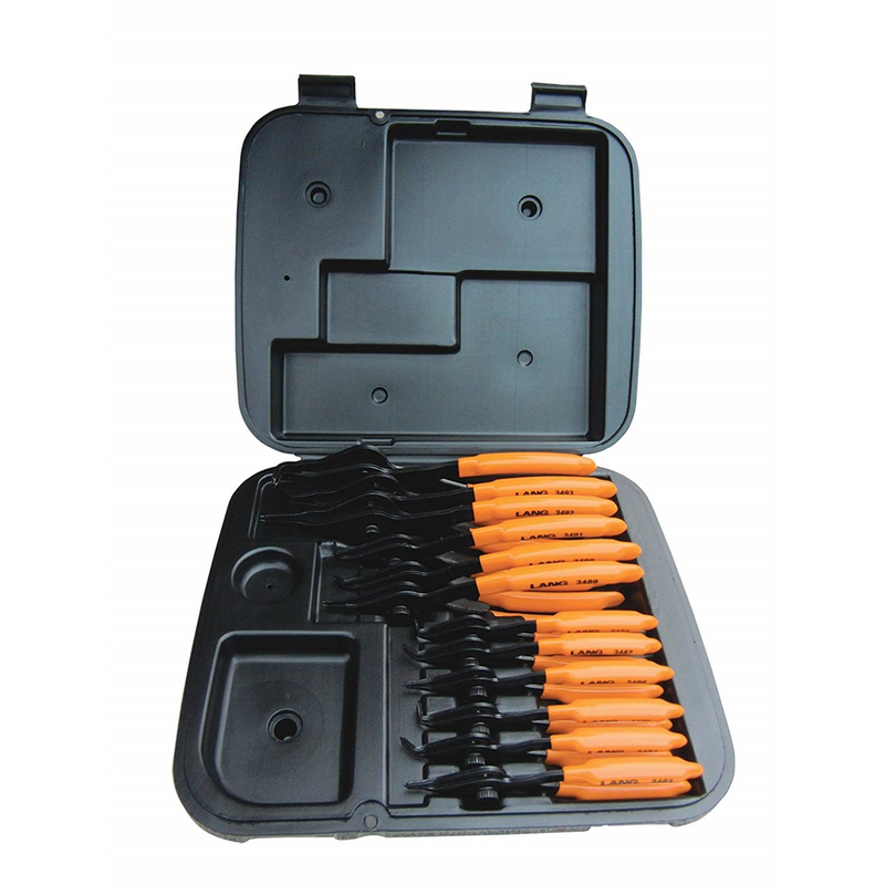 12-pc. Combination Int/Ext Retaining Ring Pliers S