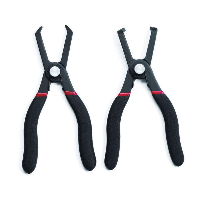 2-Piece Push Pin Plier Set 41840D with 30°/80° Offset Jaws