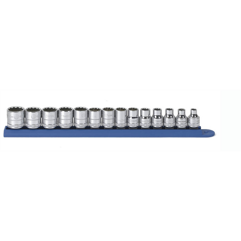 Set Skt Std Met 3/8Dr 12Pt 14Pc