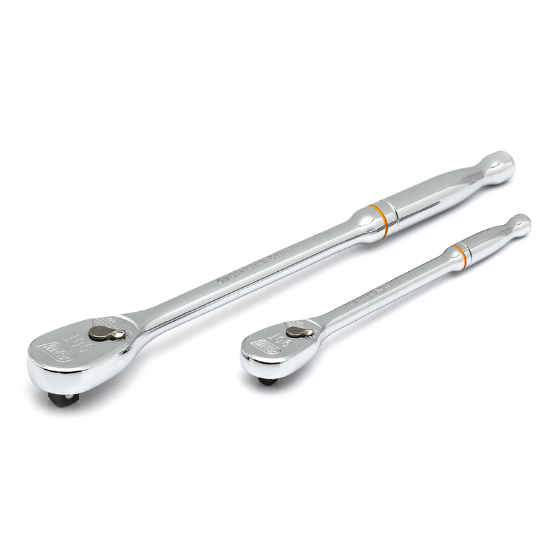 2-Piece 90-Tooth Long Handle Ratchet Set 81268T with Extra Leverage