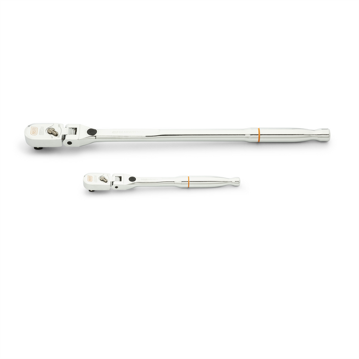 Gearwrench 2 Piece 1/4 Inch & 3/8 Inch Drive 120XP Locking Flex Head Ratchet Set