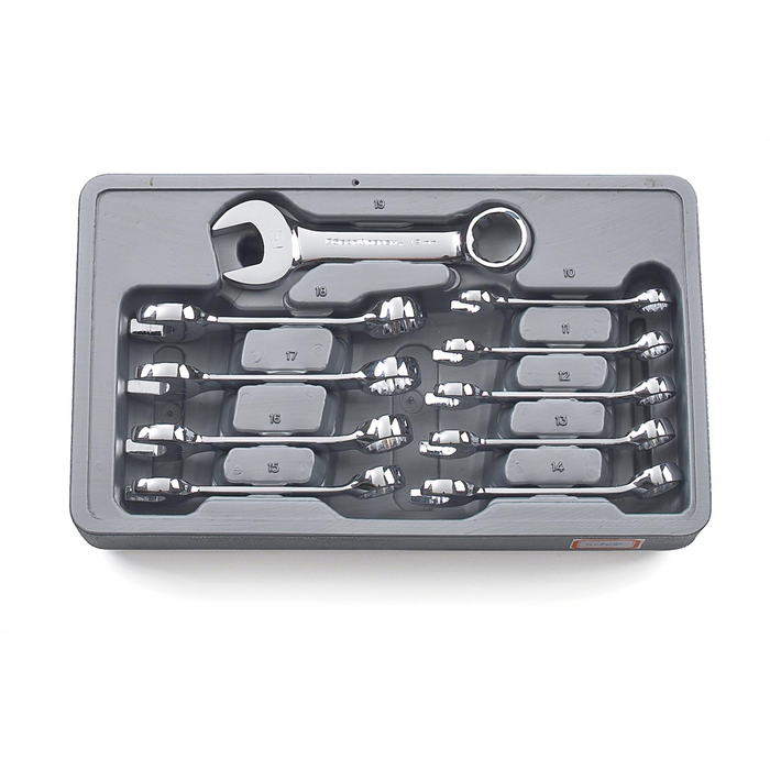 Gearwrench Piece 12 Point Stubby Combination Metric Wrench Set