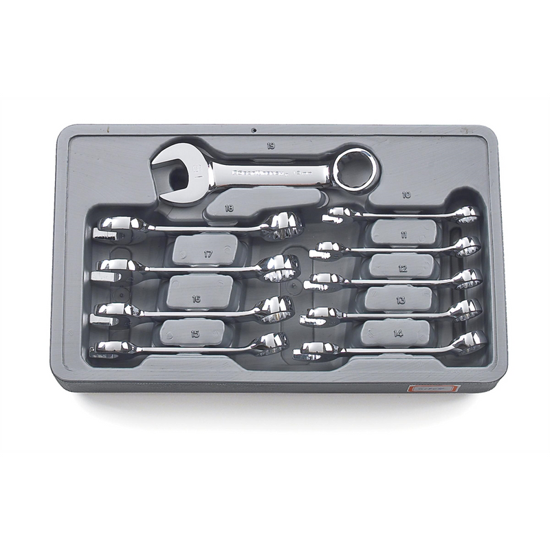 81904 10-Piece Stubby Metric 12-Point Combination Wrench Set, off-corner loading