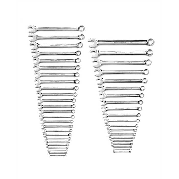 Gearwrench Piece 12 Point Long Pattern Combination SAE/Metric Wrench Set