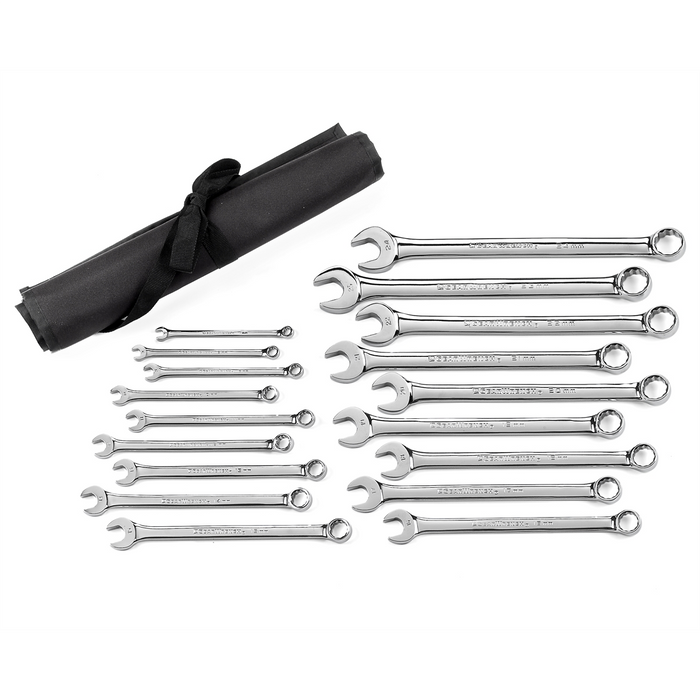 Gearwrench Piece 12 Point Long Pattern Combination Metric Wrench Set