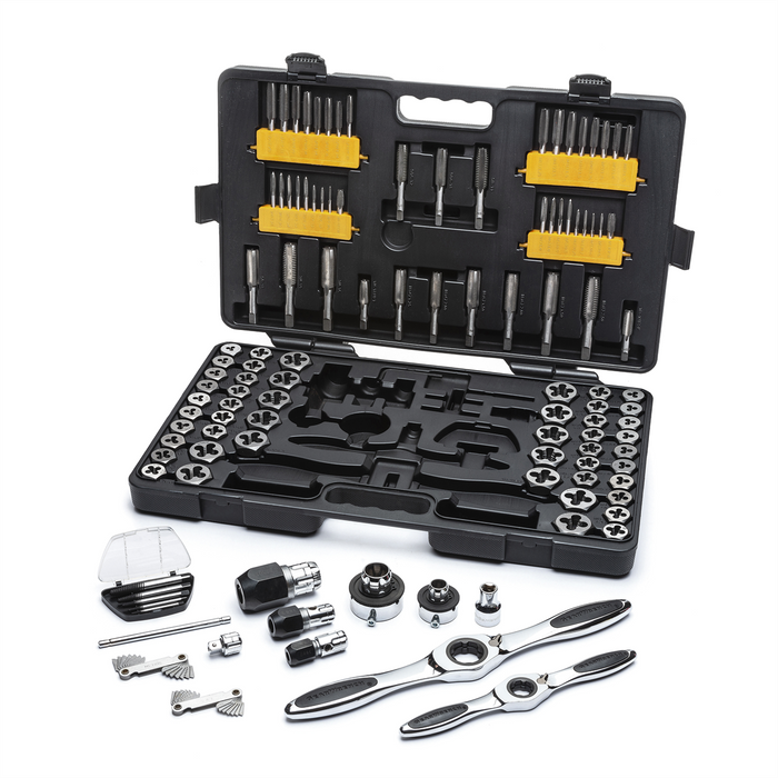 Gearwrench Set Tap & Die Comb Rat Lrg 114Pc