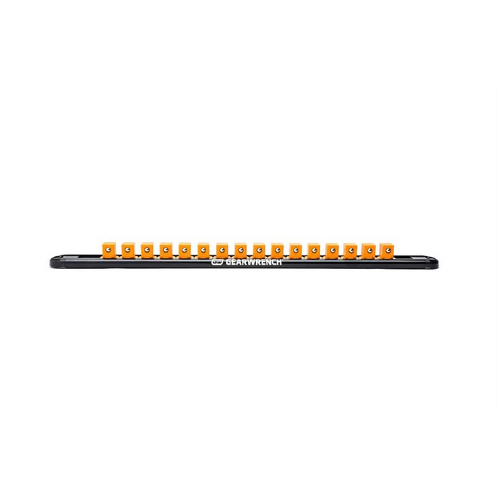 Gearwrench 3/8 Inch Drive Magnetic Socket Rail Includes 14 Clips