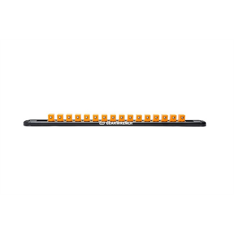 83127 3/8-Inch Drive Magnetic Socket Rail, includes 14 rotating clips for organized