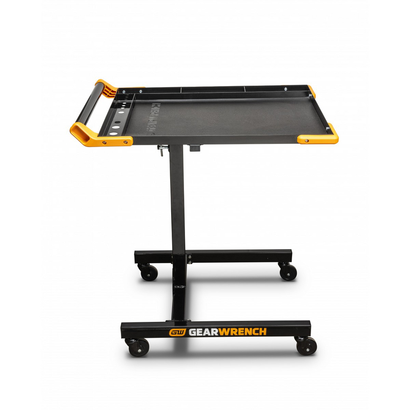 83166 Adjustable Height Mobile Work Table, 35"-48" Range, 125 lb Capacity