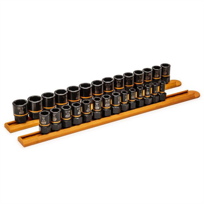 Gearwrench Piece 1/4 Inch & 3/8 Inch Drive Bolt Biter Impact Extraction Socket Set