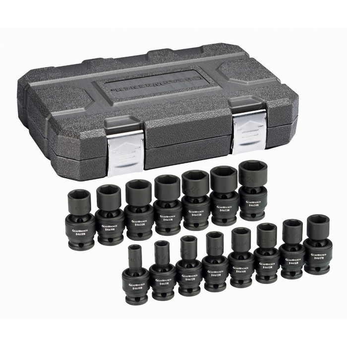 Gearwrench Set Skt Imp Unv Met 1/2Dr 15Pc