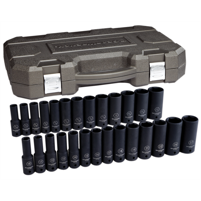 Gearwrench Set Skt Imp Dp Sae/Met 1/2Dr 27Pc