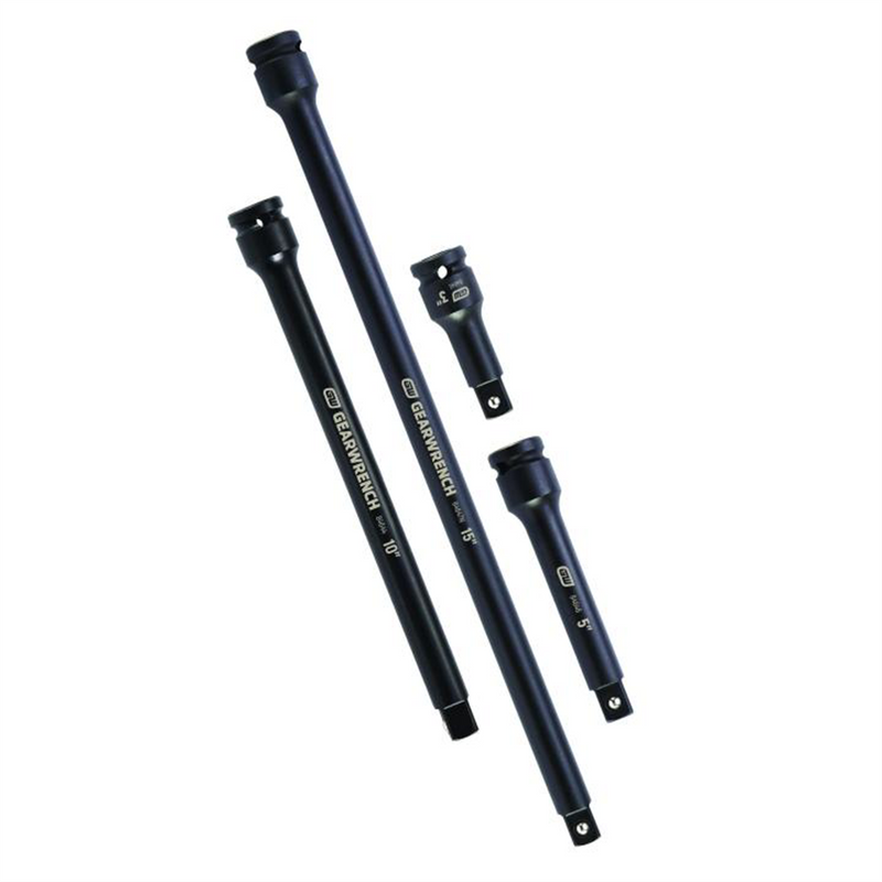 4-Piece 1/2-in Drive Impact Extension Set (3, 5, 10, 15 in) - Part 84950N