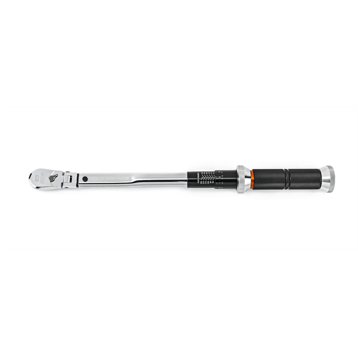 Gearwrench 3/8 Inch Drive 120XP Flex Head Micrometer Torque Wrench 5-75 ft/lbs.