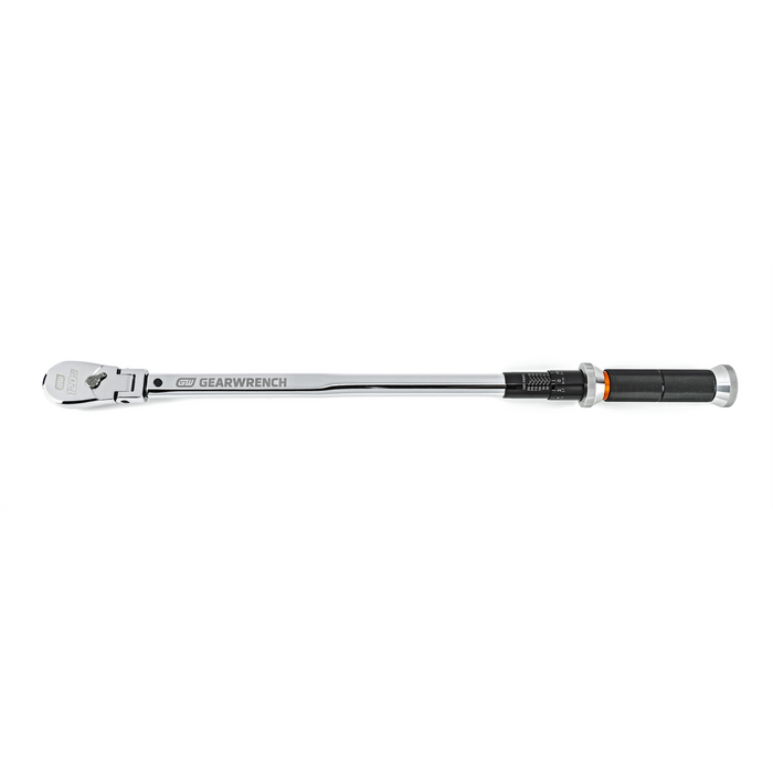 Gearwrench 1/2 Inch Drive 120XP Flex Head Micrometer Torque Wrench 30-250 ft/lbs.