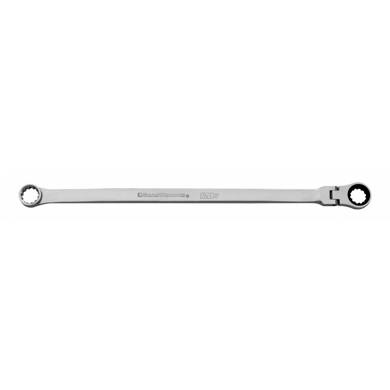 86108 8mm 120XP Flex Ratcheting Wrench - XL GearBox, reduced box-end diameter