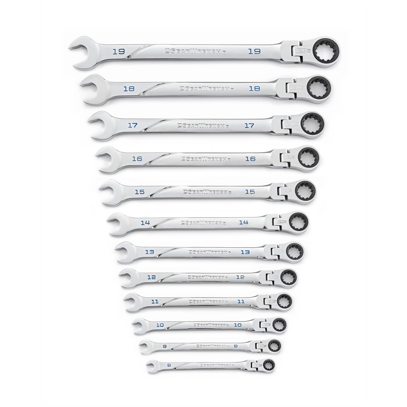 2-Piece 90-Tooth Flex Head Ratchet Set 81274T with Low-Profile Design