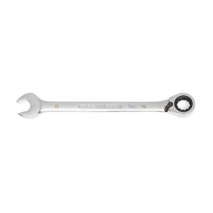 Gearwrench 15mm 90-Tooth 12 Point Reversible Ratcheting Wrench