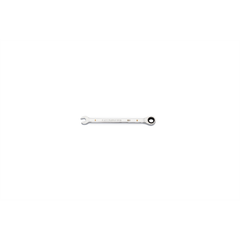 86908 8mm 90-Tooth 12-Point Ratcheting Combination Wrench
