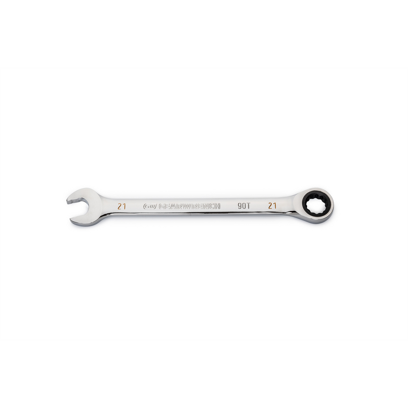 86921 21mm 90-Tooth 12-Point Ratcheting Combination Wrench