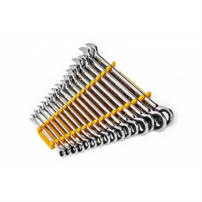 Gearwrench Piece 90-Tooth 12 Point Metric Combination Ratcheting Wrench Set