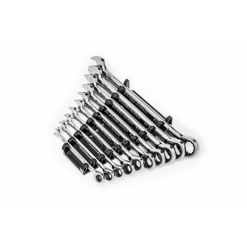 86958 10-Piece SAE Ratcheting Wrench Set, 90-Tooth 12-Point
