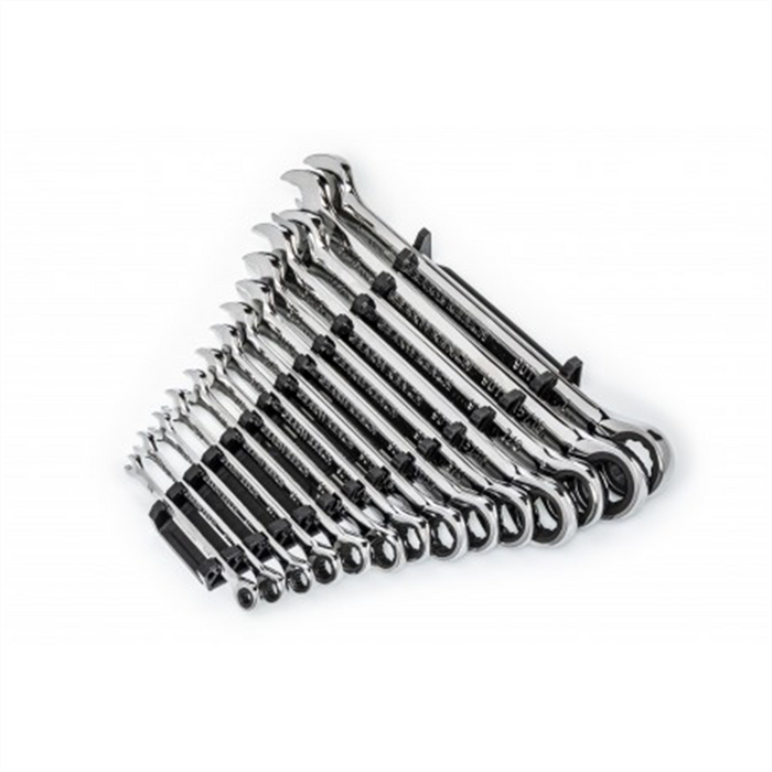 Gearwrench Piece 90-Tooth 12 Point SAE Combination Ratcheting Wrench Set