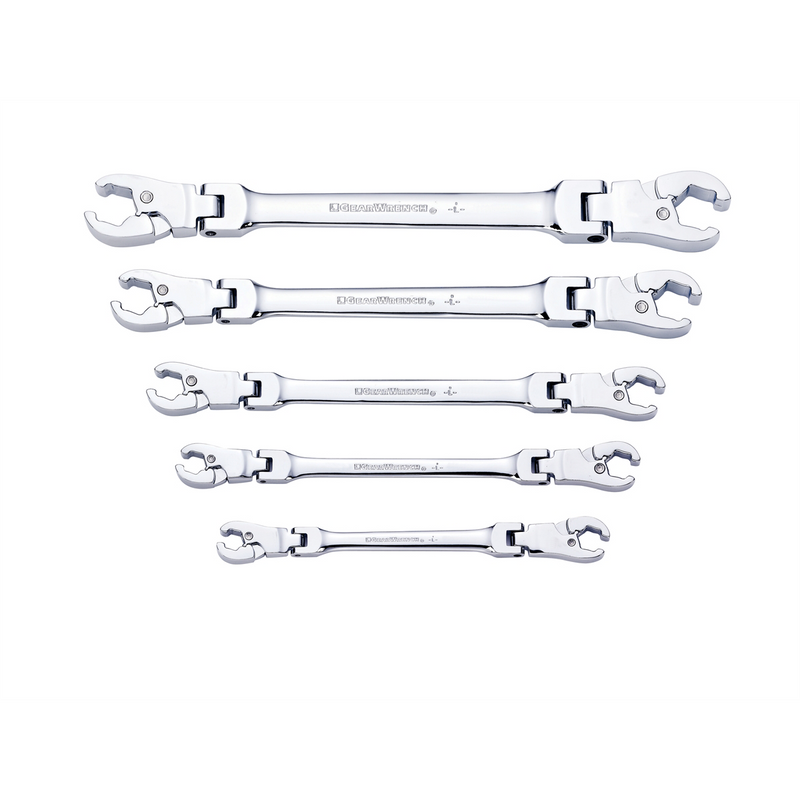 Set Wr Rat Flx Flr Nut 5Pc Sae