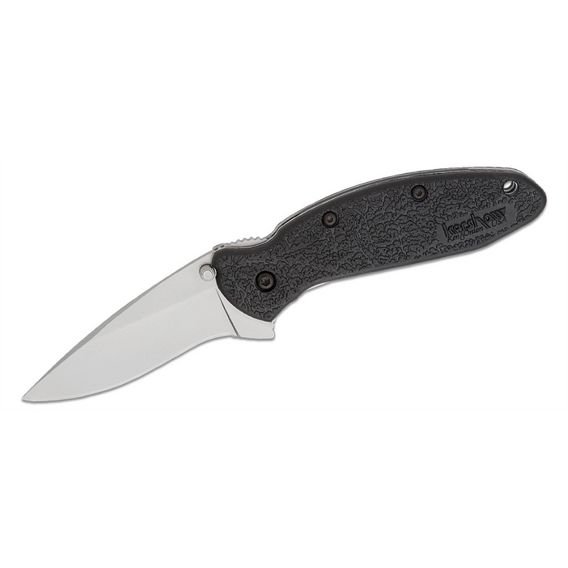 Chive Assisted Open Liner Lock Drop Point Blade EDC Folding Pocket Knife - Sil