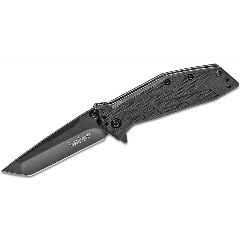 Brawler Assisted Open Liner Lock Tanto Blade EDC Folding Pocket Knife - Black
