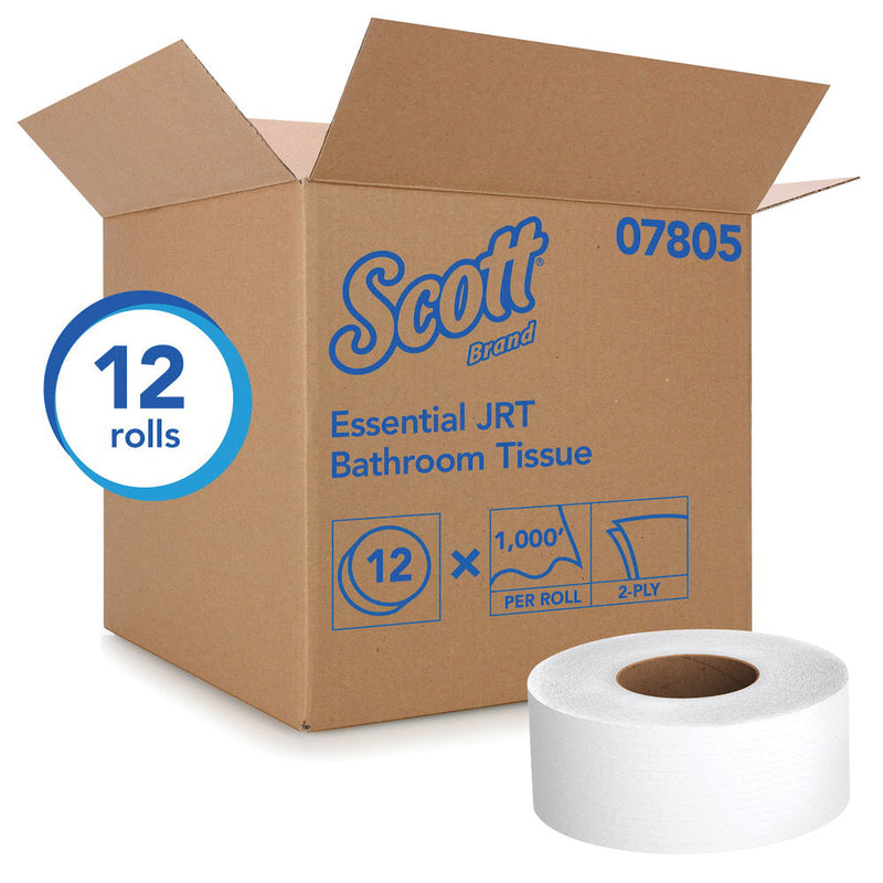 Kimberly-Clark Scott; 07805 Standard Jumbo Essential Toilet Paper Roll, 1000 ft x 3.55 in, 2 Plys — view 3