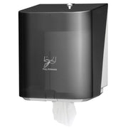 Kimberly-Clark Scott; 09335 Essential Dispenser, 10.65 in L x 12-1/2 in H x 10 in W, Plastic, Smoke — view 3