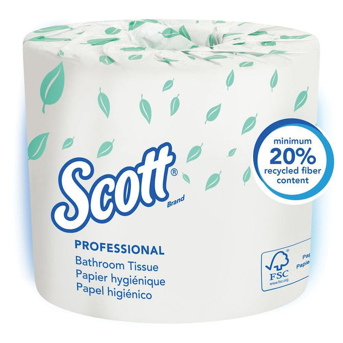 Kimberly-Clark Scott; 13607 Convenience Case Standard Essential Toilet Paper Roll, 4.1 x 4 in, 2 Ply — view 3