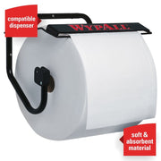 Kimberly-Clark WypAll 05007 L40 Series Jumbo Roll Towel, 13.4 x 12.4 in, 750, Double Re-Creped, Whit — view 2