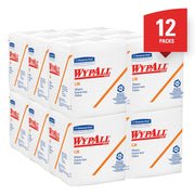 Kimberly-Clark WypAll 05812 L30 Series 1/4 Fold Towel, 12 x 12-1/2 in, 90, Double Re-Creped, White, — view 2