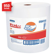 Kimberly-Clark WypAll 05841 L30 Series Jumbo Roll Towel, 13.4 x 12.4 in, 950, Double Re-Creped, Whit — view 2