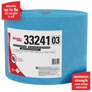 Kimberly-Clark WypAll 33241 Jumbo Roll Cloth, 13.4 x 9.8 in, 717, Polypropylene, Blue, 1 Plys — view 4