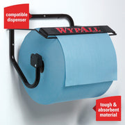 Kimberly-Clark WypAll 34965 X60 Series Jumbo Roll Cloth, 12.4 x 13.4 in, 1100, Hydroknit, Blue, 1 Pl — view 2