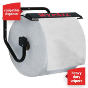 Kimberly-Clark WypAll 41025 X80 Series Jumbo Roll Cloth, 12.4 x 13.4 in, 475, Hydroknit, White, 1 Pl — view 2