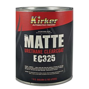 Kirker Automotive Refinishes Kirker Automotive Finishes EC325-1 Urethane Clear Coat, 1 gal, Matte, 4