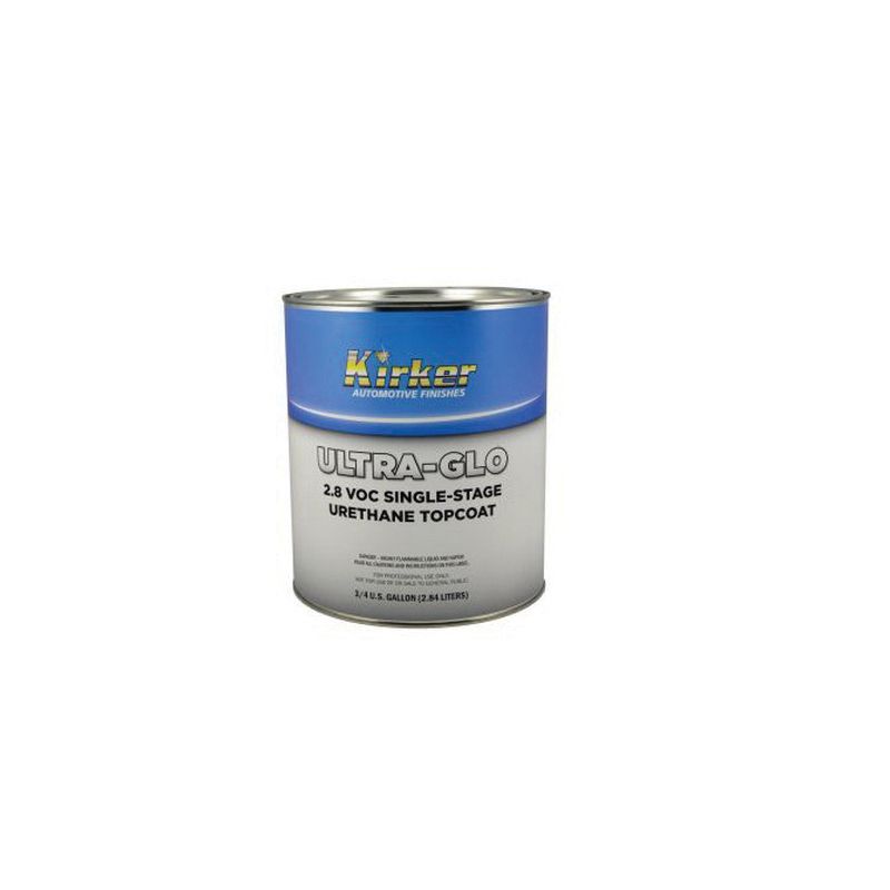 Kirker Low VOC Single-Stage Acrylic Urethane Topcoat UA81496-1, 1 Gallon Fleet White