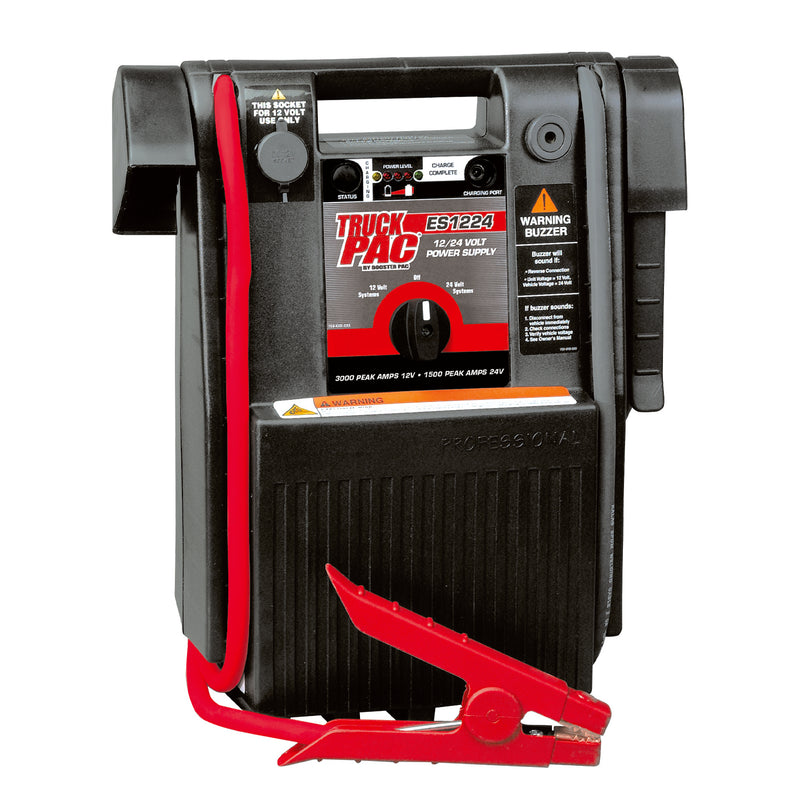 Clore Automotive LLC Booster Pac Truck Pac Es Series Es1224 Heavy-Duty JumpStarter With Power Suppl
